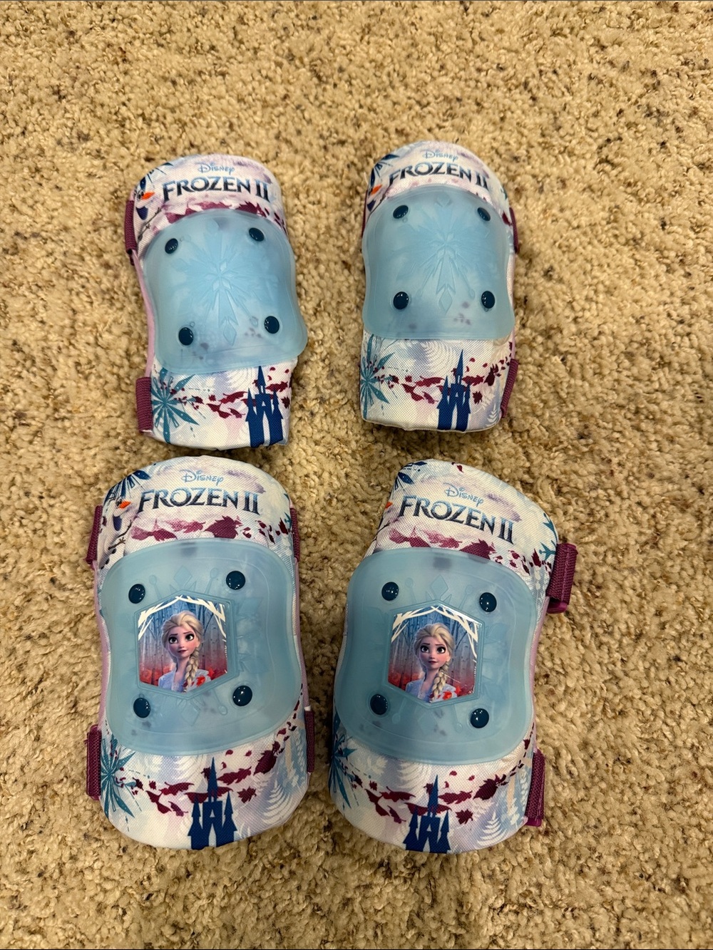 Kids Frozen II Elbow and Knee Pad Set